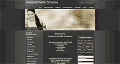 Desktop Screenshot of aestheticdentalsolutions.co.uk