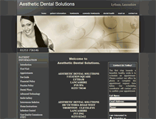 Tablet Screenshot of aestheticdentalsolutions.co.uk